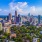 aerial view of downtown Charlotte, NC